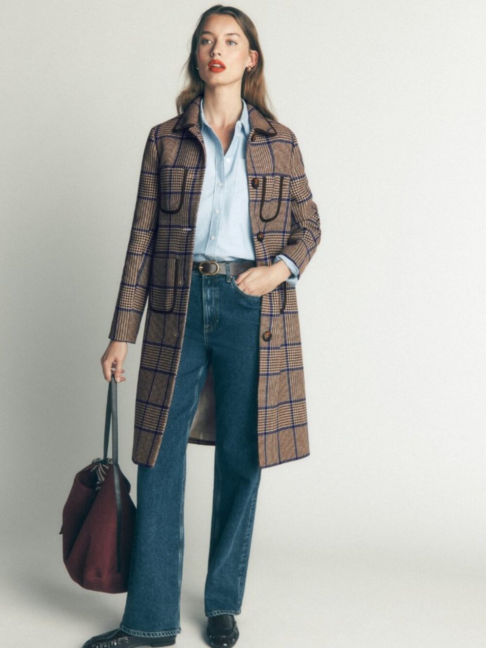 NWT Boden Patch Pocket Wool Blend Coat Size 2 - Picture 3 of 3